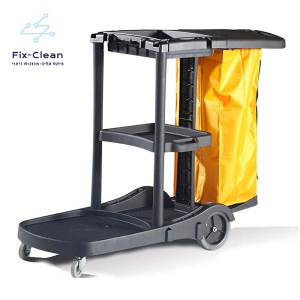 עגלת ניקיון חדרנית עם שק